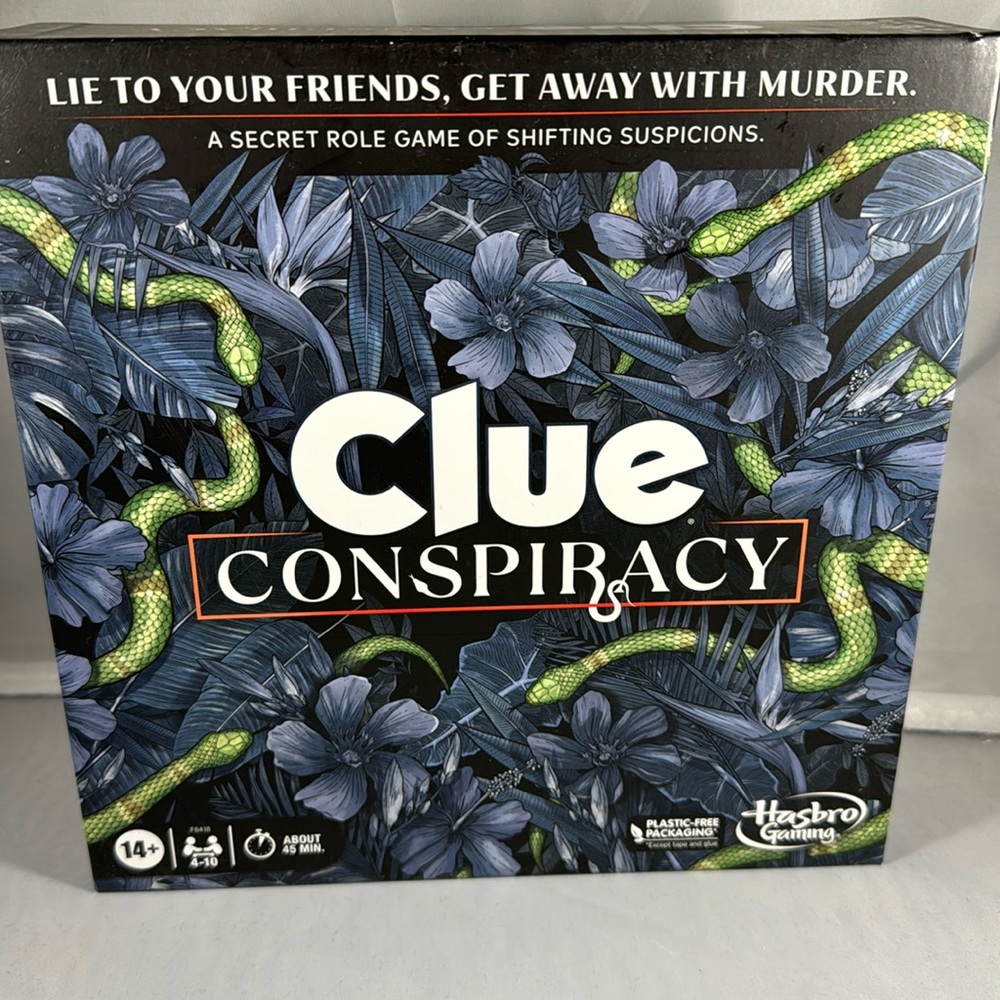 Clue Conspiracy board game for Adults and Teens secret role strategy game New